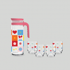 เซตของขวัญ เหยือกและแก้วน้ำ HAPPY FAMILY SET – HOME PARTY